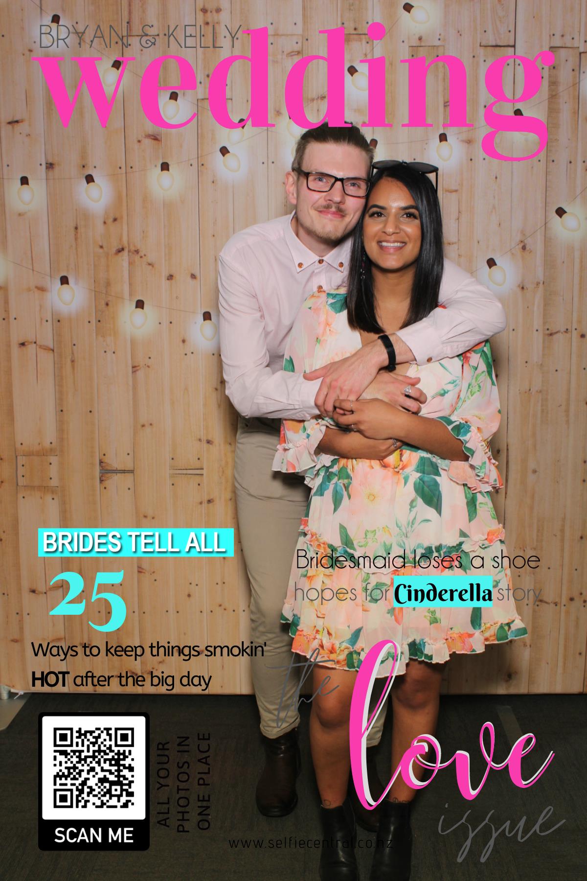 Bryan & Kelly's wedding | View more photos from the event at gallery.photobooth.co.nz/u/SelfieCentral/Bryan-Kellys-wedding